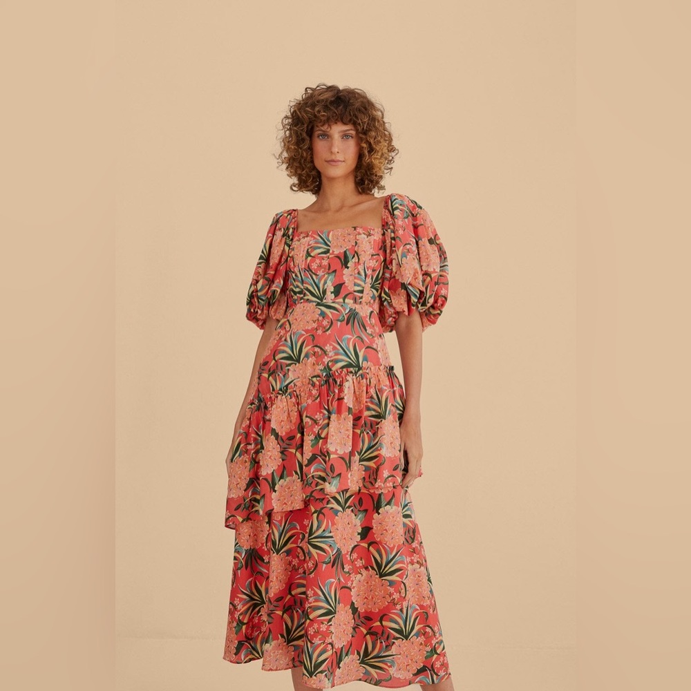 Farm Rio Pineapple Bloom Dress